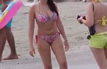 Süsses Mädchen im Bikini