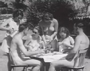 Nudisten Picknick 50er Jahre