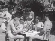 Vintage Nudisten Film von 1954